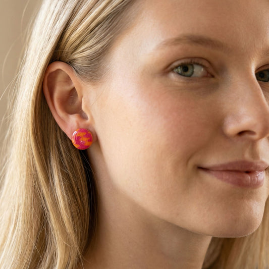 Sunburst Check Studs