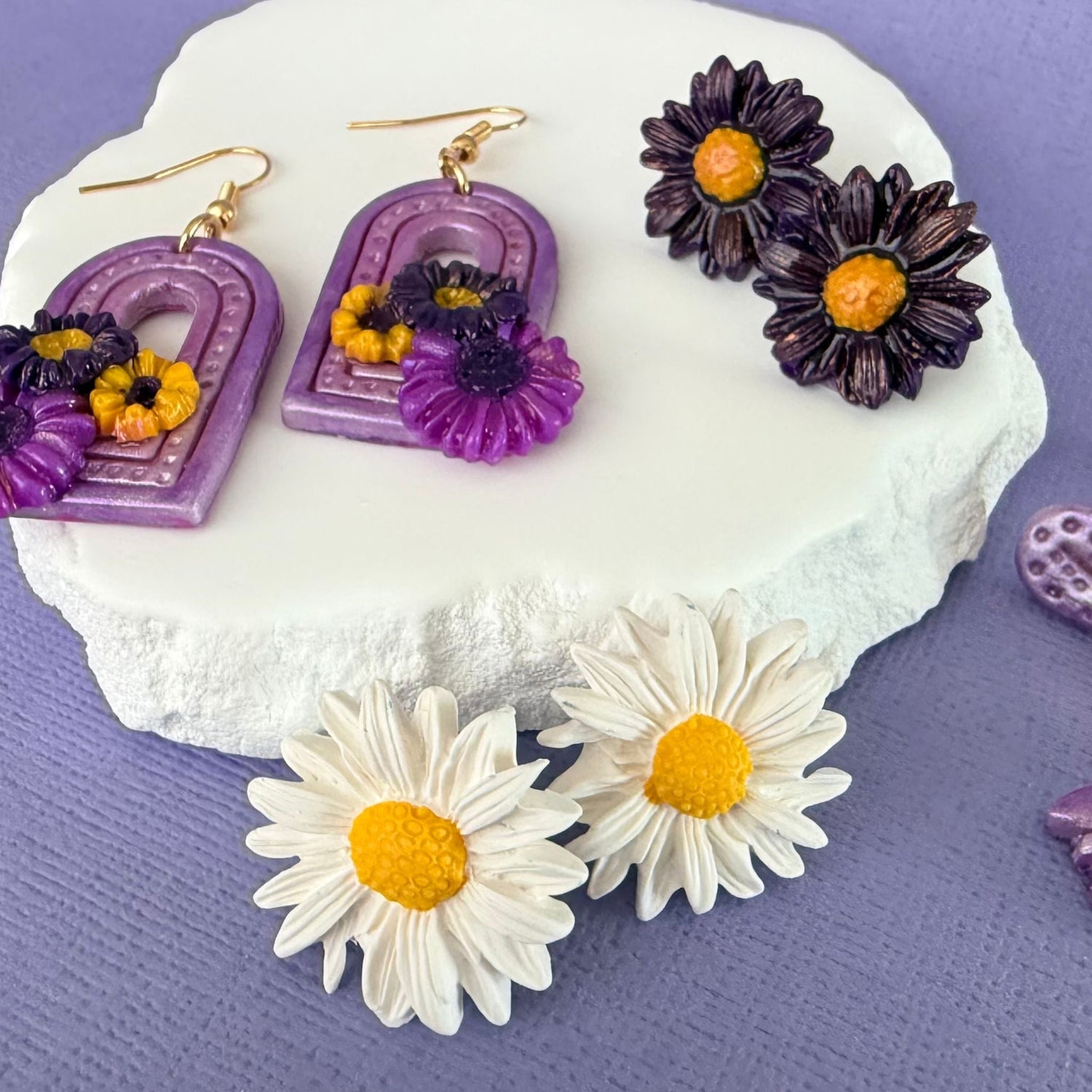 Handmade earrings featured in the Gifts Under Forty Dollars collection