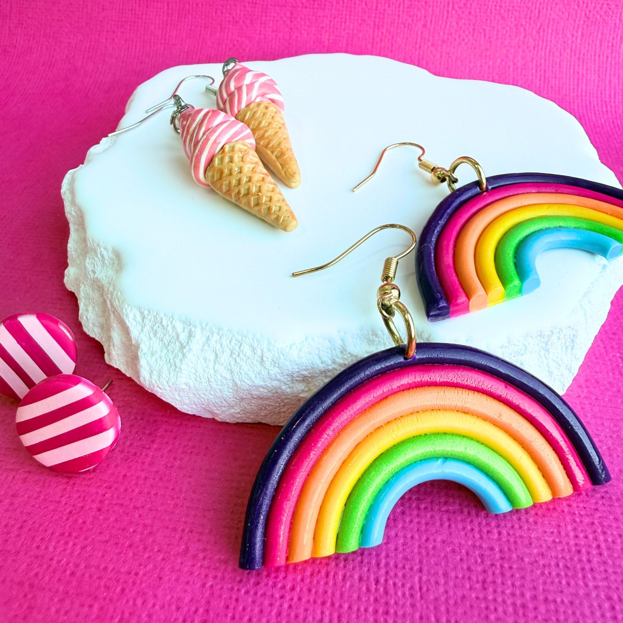 Unique Australian handmade earrings no two are identical